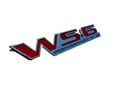 1996-2002 Pontiac Firebird Trans AM and Formula red WS6 emblem Excellent Repro
