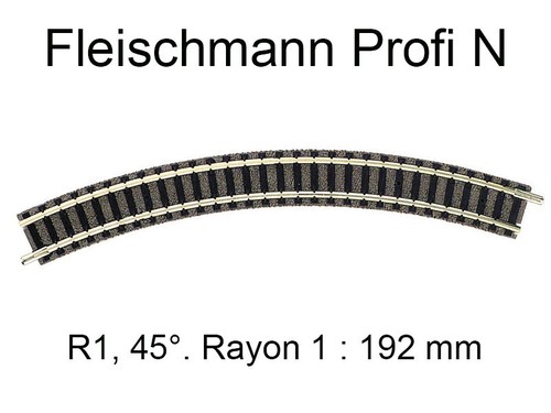 Fleischmann rail courbe 192 - fleischmann,