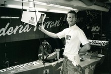 Arrêt au stand Michael