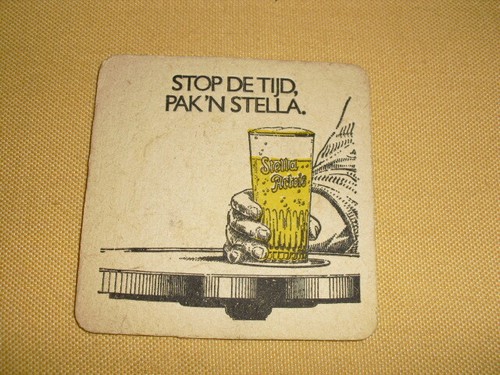 Sous bock stella artois - stella, "stop