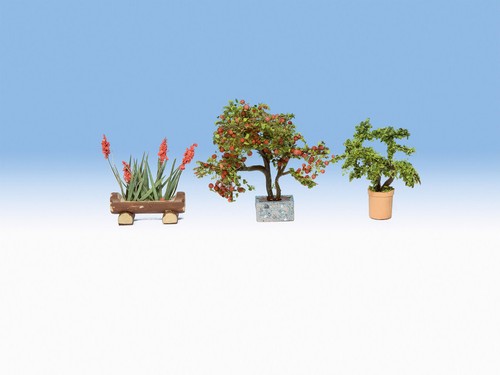 Noch flower pots 1 - flower, 1/87