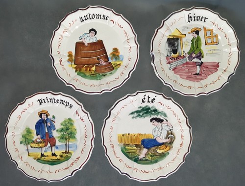 Assiettes des saisons - assiettes,