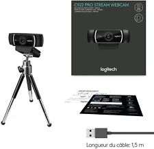 Logitech HD Pro Webcam C920 Full HD1080p PC Mac Portable MacBook Tablette YouTub