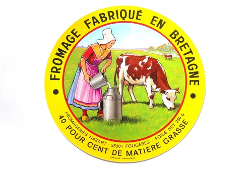 Rare ancienne etiquette - etiquette, boite