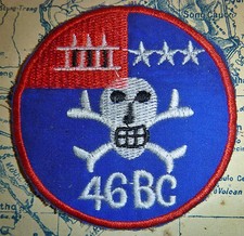 46th Shock Commandos - Patch - Cambodian Special Forces - Vietnam War - D.914