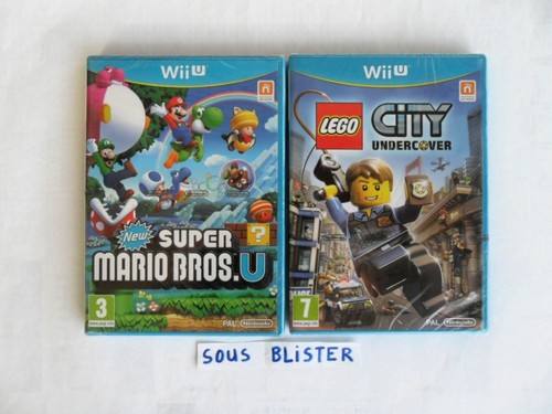 Rare lot jeux wiiu - wiiu,, neuf