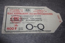 ticket )) RSC ANDERLECHT V FC