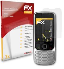 atFoliX 3x Film Protection d'écran pour Nokia 6303i Classic mat&antichoc