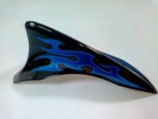 Aileron bleu pour casque cross