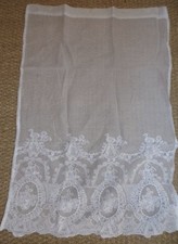 Rideau voilage 60x90cm blanc