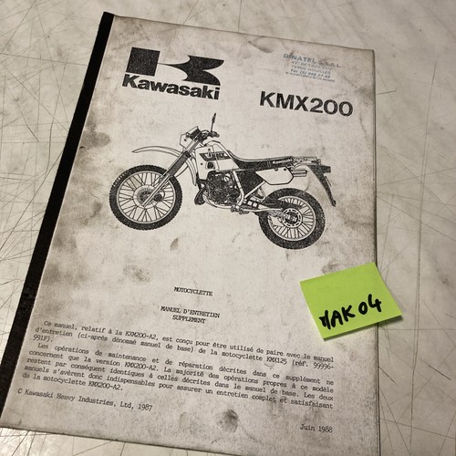Kawasaki kmx200 supplement - kmx200,