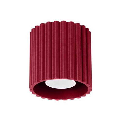 Plafonnier aluminium bourgogne - aluminium,