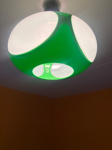 Green white bug eye - green/white,