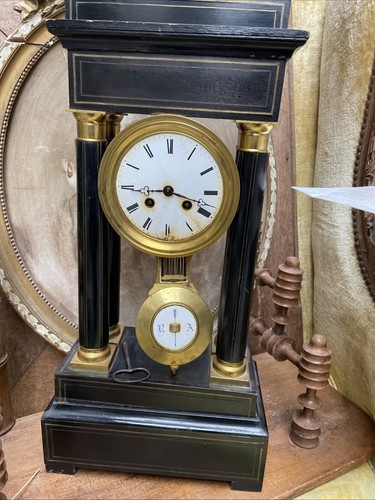 Ancienne pendule colonnes - ancienne,
