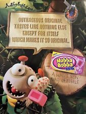 Hubba Bubba Bubble Gum, Full Page Vintage Print Ad