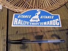 Ancien autocollant course auto