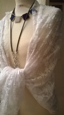 Étole de mariage,en dentelle