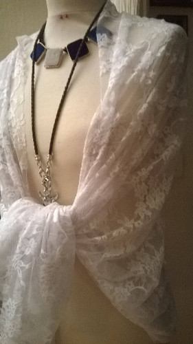 étole mariage dentelle - Étole,