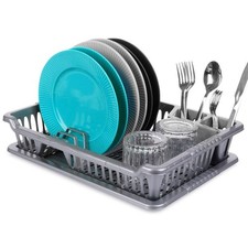 Égouttoir à vaisselle gris