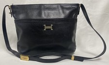 Vintage sac POURCHET cuir noir