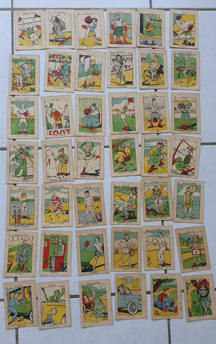Jeu cartes ancien - de,