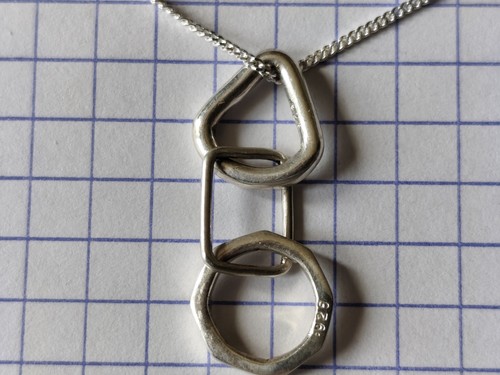 Collier chaîne argent - en,