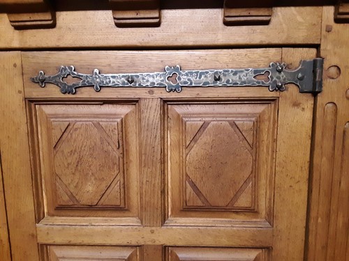 Antique armoire cabinet with