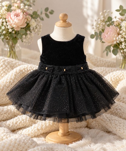 Kiabi robe bébé fille noire - robe,