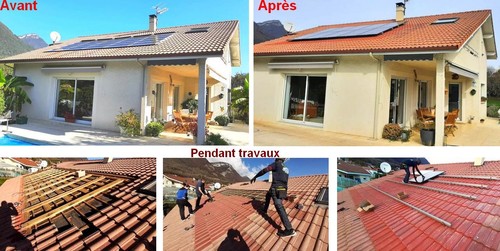 Remplacement panneaux azur - remplacement,
