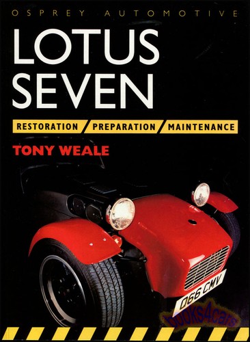 Lotus seven manuel - lotus, livre