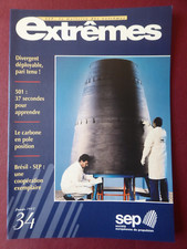 SEP EXTREMES 34 ENGINE 200 NEWTON LAUNCHER ARIANE 5 SEPCARB CARBON MAGAZINE