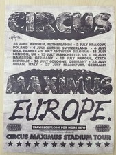 Affiche Concert TRAVIS SCOTT Circus Maximus Europe 2024