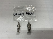 Cameo 1974 Laurel & Hardy Metal Figurines 2 1/2 Half inches Tall