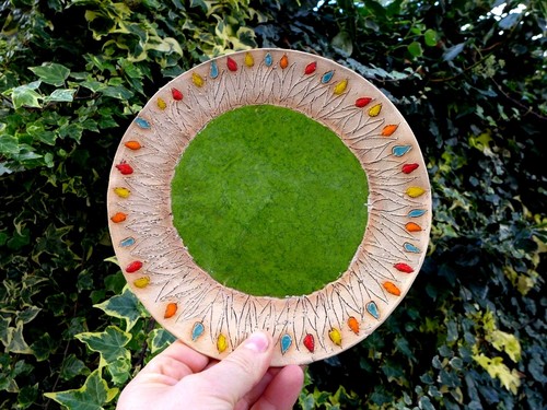 Assiette céramique avec