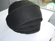 CHAPEAU ANCIEN année 1945 EN FEUTRINE NOIRE