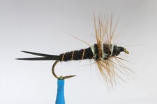 10 x Mouche peche Nymphe STONEFLY BROOKS MONTANA H8/10 oeuf poisson fish fly