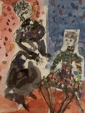 Tableau ancien estampe gravure