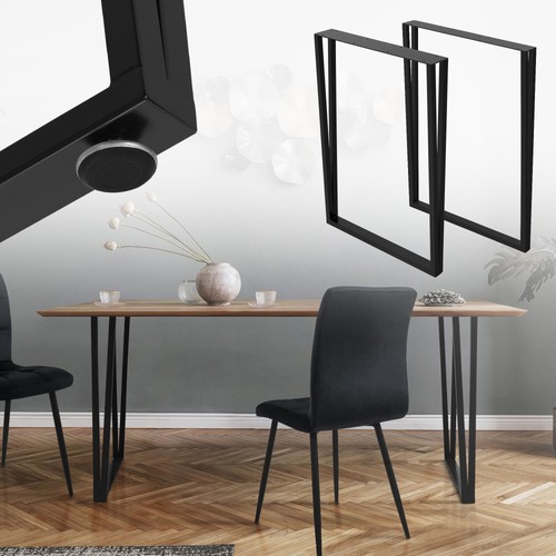 Pieds table acier - 2,