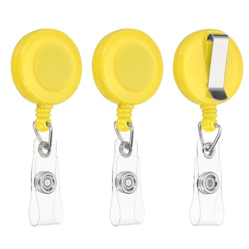 Porte badge rétractable rond - porte-badge,