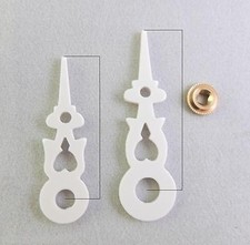 jeu d'aiguille pour pendule coucou 23 / 27 mm + rondelle pour cadran 6 cm