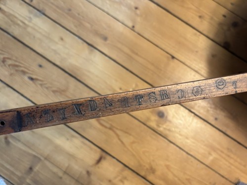 Ancien mètre drapier bois - ancien,