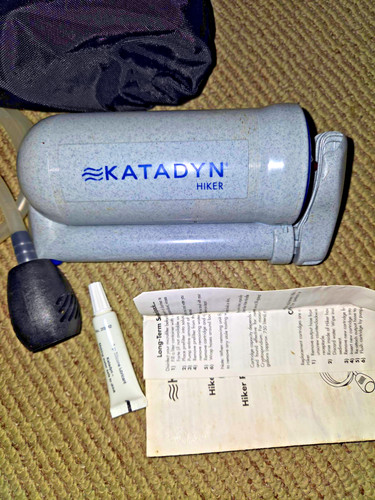 Katadyn hiker pump water - hiker,