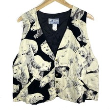 Rare Gilet Costume Graphique