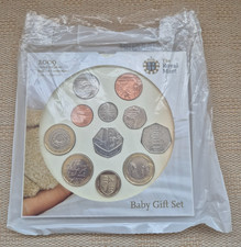 ? 2009 Brilliant Uncirculated Baby Gift Coin Collection Set Inc Kew Gardens 50p