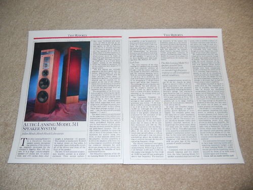 Altec lansing 511 speaker - 511,