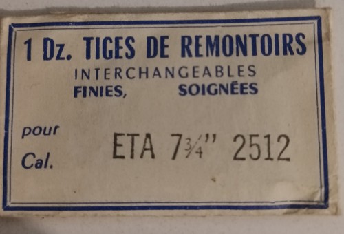 Tige remontoir eta 2512 - de,