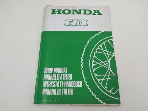 Manuel atelier honda cbx - d'atelier,