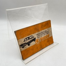 Skoda 105 120 Manuel