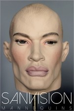 Ultra Rare Vintage Mannequin Head by HINDSGAUL Male Schaufensterpuppe African