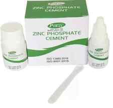 Dental Zinc Phosphate Cement Permanent Tooth Filling Fixation Powder Liquid Set